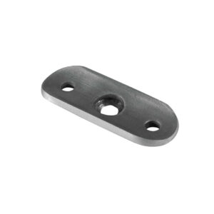 Handlauf-Anschlussplatte 180° für 42,4mm Rundrohre