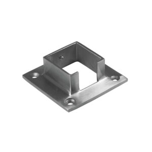 Maueranschluss für eckige Nutrohre mit 40x40mm