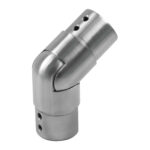 Absteigender Ø 42.4mm Nutrohr-Gelenksverbinder für 25-55° Winkel