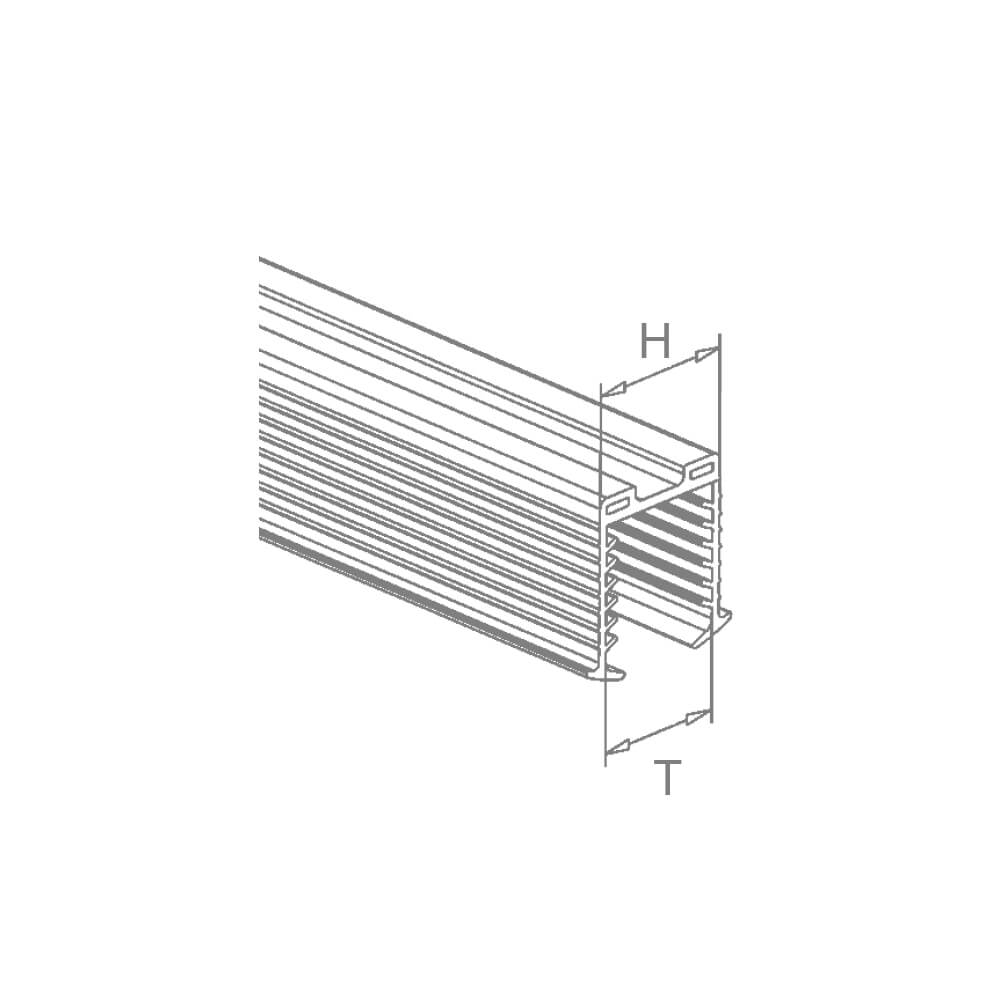 Dichtungsprofil für Glastür Allena