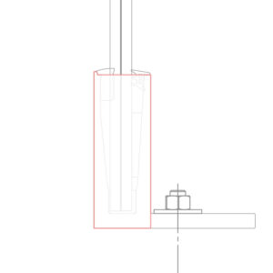 Geländerprofil Endkappe rechts/links für Railing QUICK für VSG 2 x 8mm Glasgeländer Profil