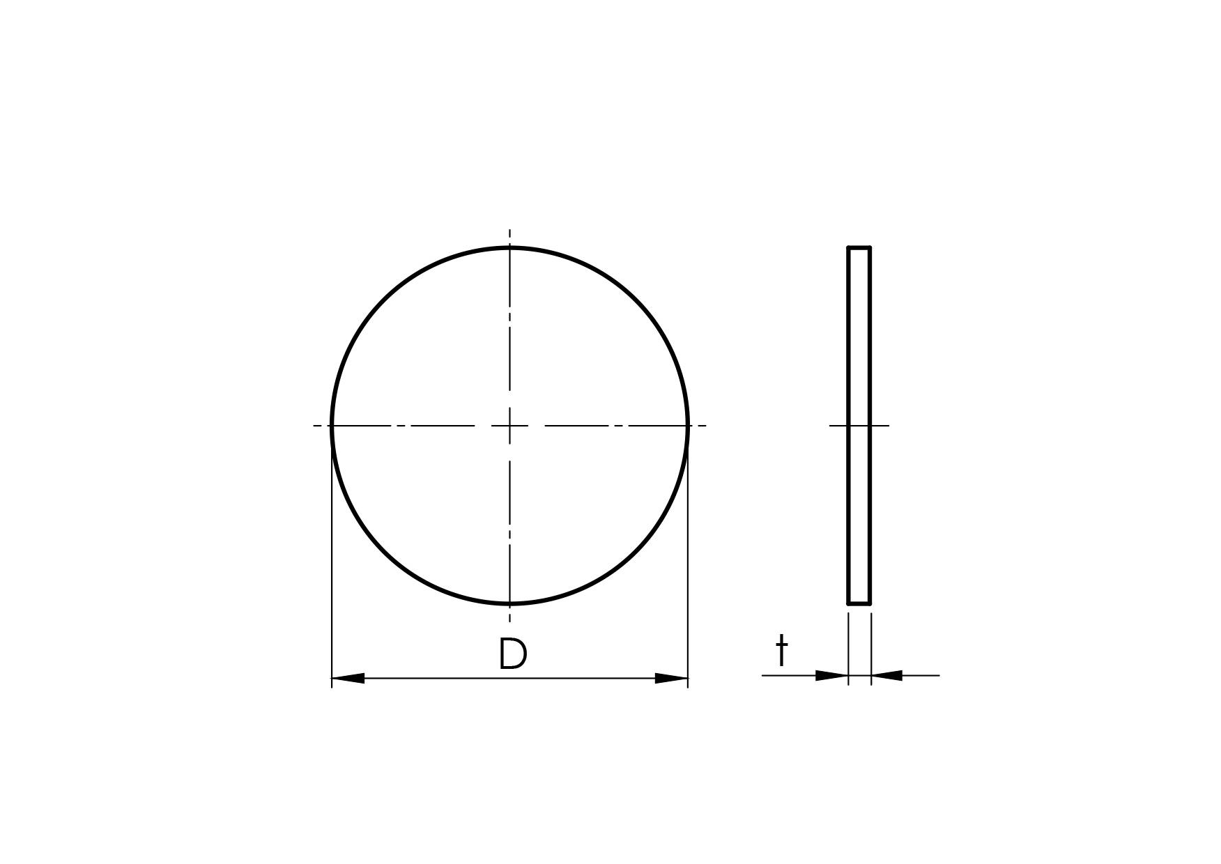 Dieser Edelstahlronde hat einen Durchmesser von 42mm und eine tiefe von 4mm