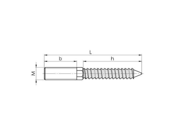 Stockschraube M10x100mm_1 Stockschraube M10x100mm