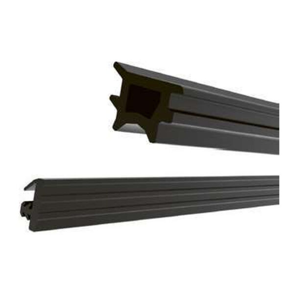 Abschlussdichtung VSG 2 × 10 mm – System 7600, 2,5 m